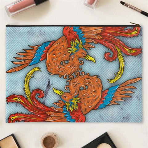 Chinese Phoenix Cosmetic Bag (XXXL) from ArtsNow.com Back