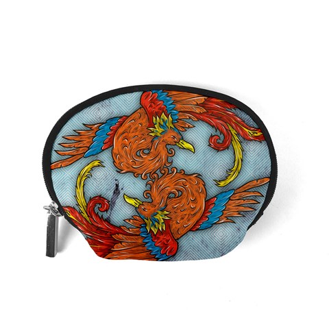 Chinese Phoenix Accessory Pouch (Small) from ArtsNow.com Back