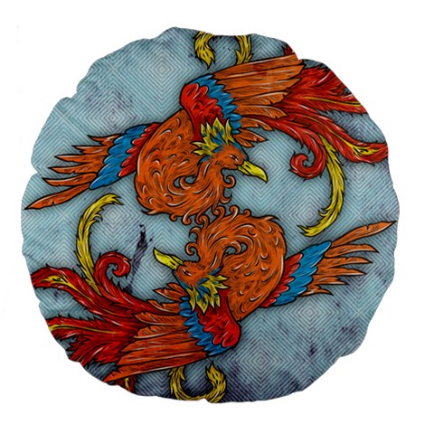 Chinese Phoenix 18  Premium Flano Round Cushion  from ArtsNow.com Front