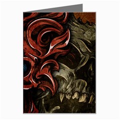 Beyond Skulls Greeting Card from ArtsNow.com Left