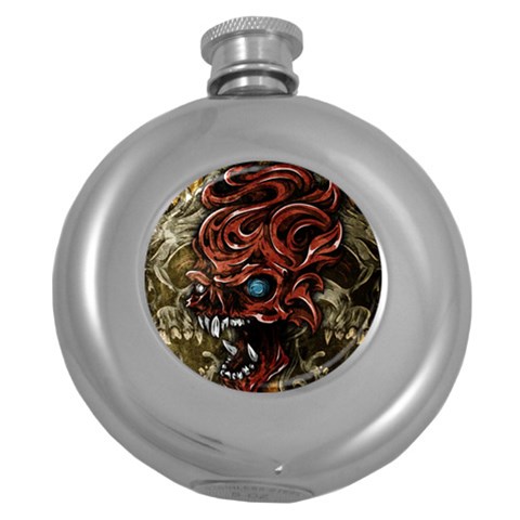 Beyond Skulls Hip Flask (5 oz) from ArtsNow.com Front