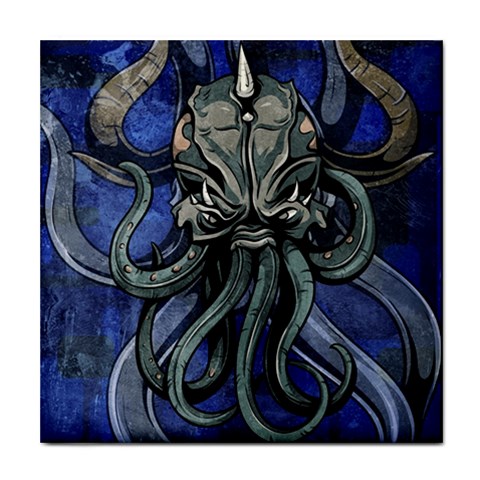 Kraken Tile Coaster from ArtsNow.com Front