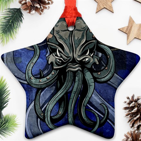 Kraken Ornament (Star) from ArtsNow.com Front