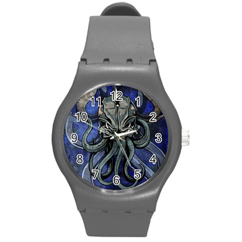 Kraken Round Plastic Sport Watch Medium from ArtsNow.com Front