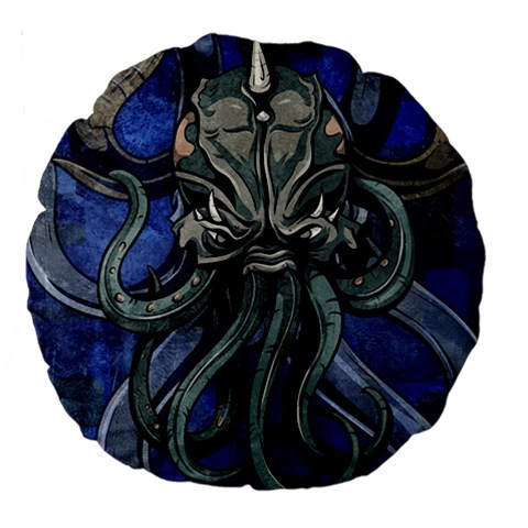 Kraken 18  Premium Round Cushion  from ArtsNow.com Front