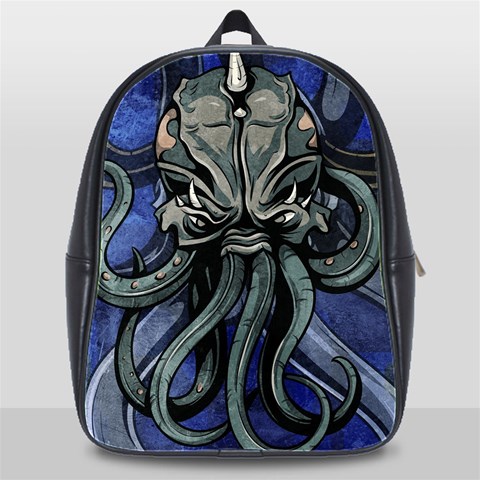 Kraken School Bag (XL) from ArtsNow.com Front