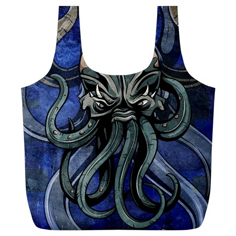 Kraken Full Print Recycle Bag (XL) from ArtsNow.com Front