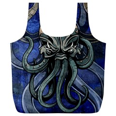 Kraken Full Print Recycle Bag (XL) from ArtsNow.com Front