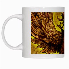 Phoenix Rising White Mug from ArtsNow.com Left