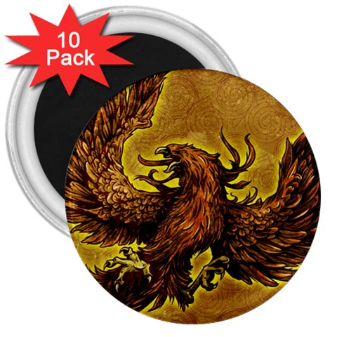 Phoenix Rising 3  Magnet (10 pack) from ArtsNow.com Front