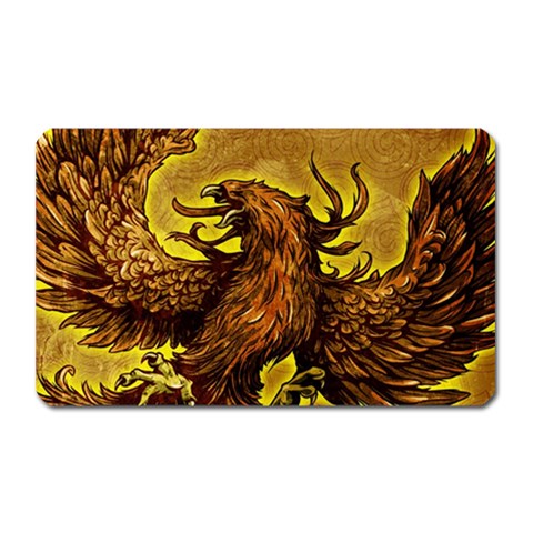 Phoenix Rising Magnet (Rectangular) from ArtsNow.com Front