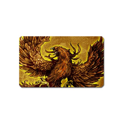 Phoenix Rising Magnet (Name Card) from ArtsNow.com Front