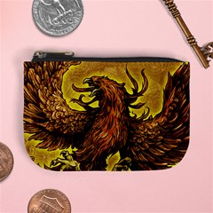 Phoenix Rising Mini Coin Purse from ArtsNow.com Front