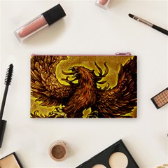 Phoenix Rising Cosmetic Bag (Small) from ArtsNow.com Back