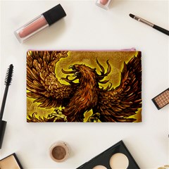 Phoenix Rising Cosmetic Bag (Medium) from ArtsNow.com Back