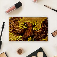 Phoenix Rising Cosmetic Bag (Medium) from ArtsNow.com Back