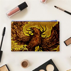 Phoenix Rising Cosmetic Bag (Medium) from ArtsNow.com Back