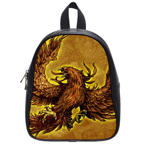 Phoenix Rising School Bag (Small) from ArtsNow.com Front