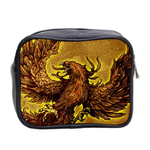 Phoenix Rising Mini Toiletries Bag (Two Sides) from ArtsNow.com Back