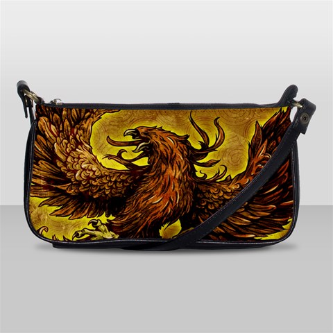 Phoenix Rising Shoulder Clutch Bag from ArtsNow.com Front