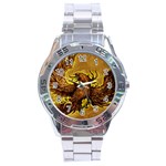 Phoenix Rising Stainless Steel Analogue Men’s Watch