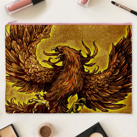 Phoenix Rising Cosmetic Bag (XXXL) from ArtsNow.com Front