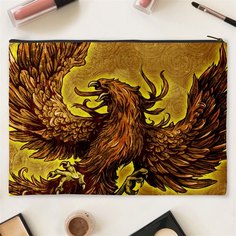 Phoenix Rising Cosmetic Bag (XXXL) from ArtsNow.com Back