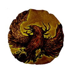 Phoenix Rising 15  Premium Round Cushion  from ArtsNow.com Back