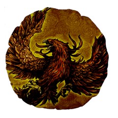 Phoenix Rising 18  Premium Round Cushion  from ArtsNow.com Front