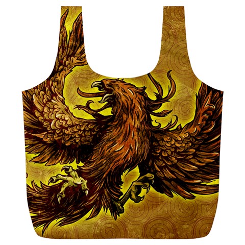 Phoenix Rising Full Print Recycle Bag (XL) from ArtsNow.com Front