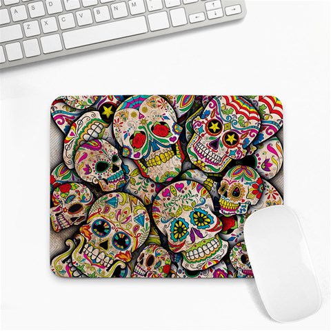 Sugar Skull Collage Small Mousepad from ArtsNow.com Front