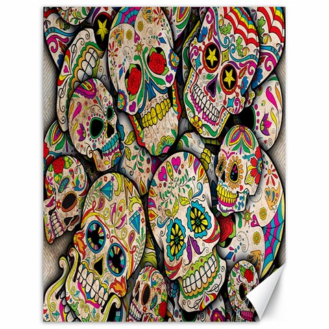 Sugar Skull Collage Canvas 12  x 16  from ArtsNow.com 11.86 x15.41  Canvas - 1