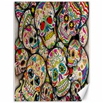 Sugar Skull Collage Canvas 36  x 48 