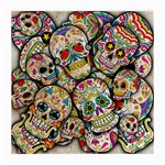 Sugar Skull Collage Glasses Cloth (Medium)