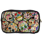 Sugar Skull Collage Toiletries Bag (Two Sides)