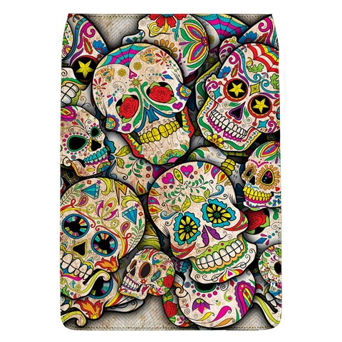 Sugar Skull Collage Removable Flap Cover (Large) from ArtsNow.com Front