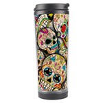 Sugar Skull Collage Travel Tumbler