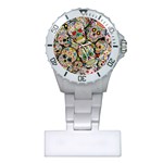 Sugar Skull Collage Nurses Watch