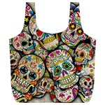 Sugar Skull Collage Full Print Recycle Bag (XL)