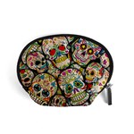 Sugar Skull Collage Accessory Pouch (Small)