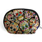 Sugar Skull Collage Accessory Pouch (Medium)