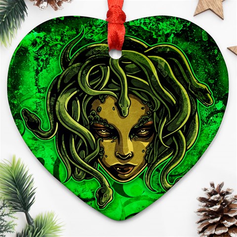 Medusa Ornament (Heart) from ArtsNow.com Front