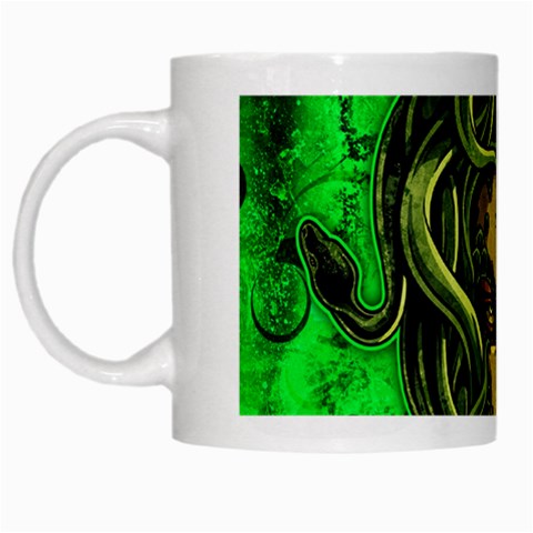 Medusa White Mug from ArtsNow.com Left