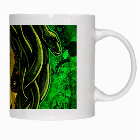 Medusa White Mug from ArtsNow.com Right