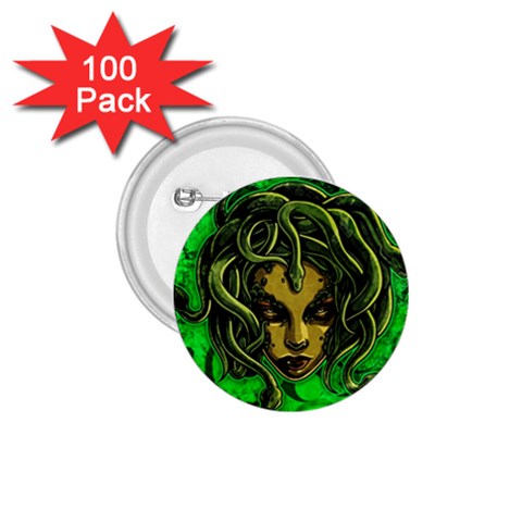 Medusa 1.75  Button (100 pack)  from ArtsNow.com Front