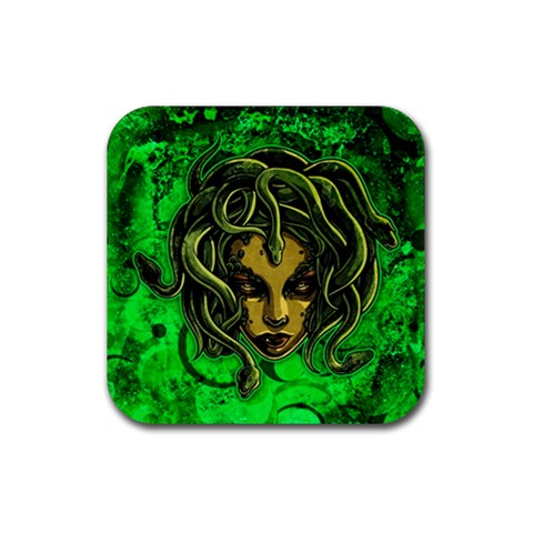 Medusa Rubber Coaster (Square) from ArtsNow.com Front