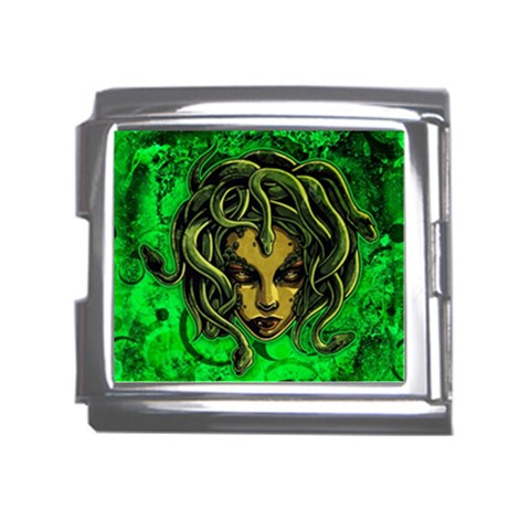 Medusa Mega Link Italian Charm (18mm) from ArtsNow.com Front