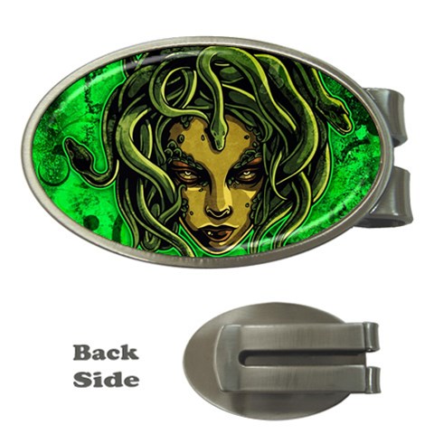 Medusa Money Clip (Oval) from ArtsNow.com Front