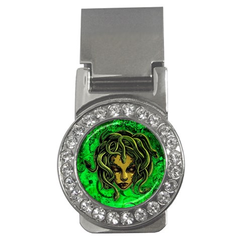 Medusa Money Clip (CZ) from ArtsNow.com Front