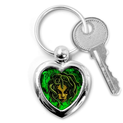 Medusa Key Chain (Heart) from ArtsNow.com Front